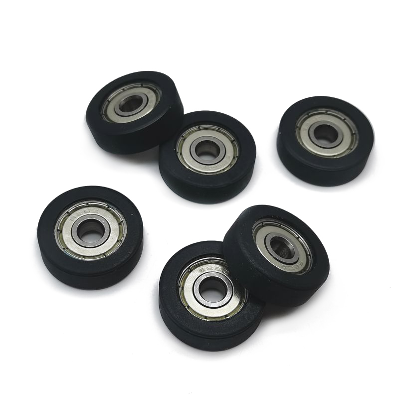 PU62626-8 626ZZ Black Single Row Rotary Pu Deep Groove Ball Lagers